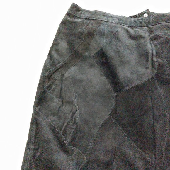 Mattina J 100% Genuine Leather Maxi Skirt - Picture 3 of 15